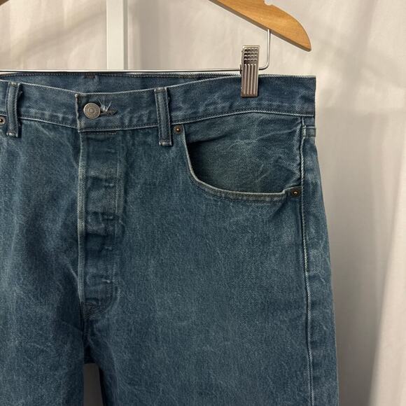 Levi's 501XX Jeans Men's 36x29 White Oak Cone Denim Blue - Picture 10 of 14